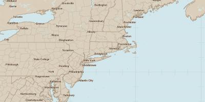 Радар карті Філадельфії