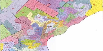 Рада Філадельфія район на карті