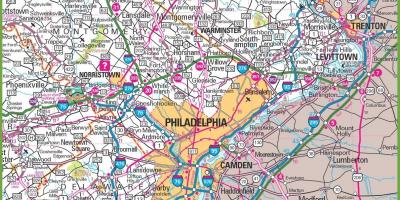 Філадельфії карті