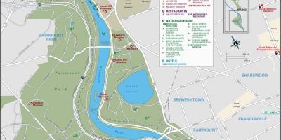 Карта фэрмаунт парк Філадельфії