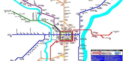 Філадельфія громадського транспорту карті